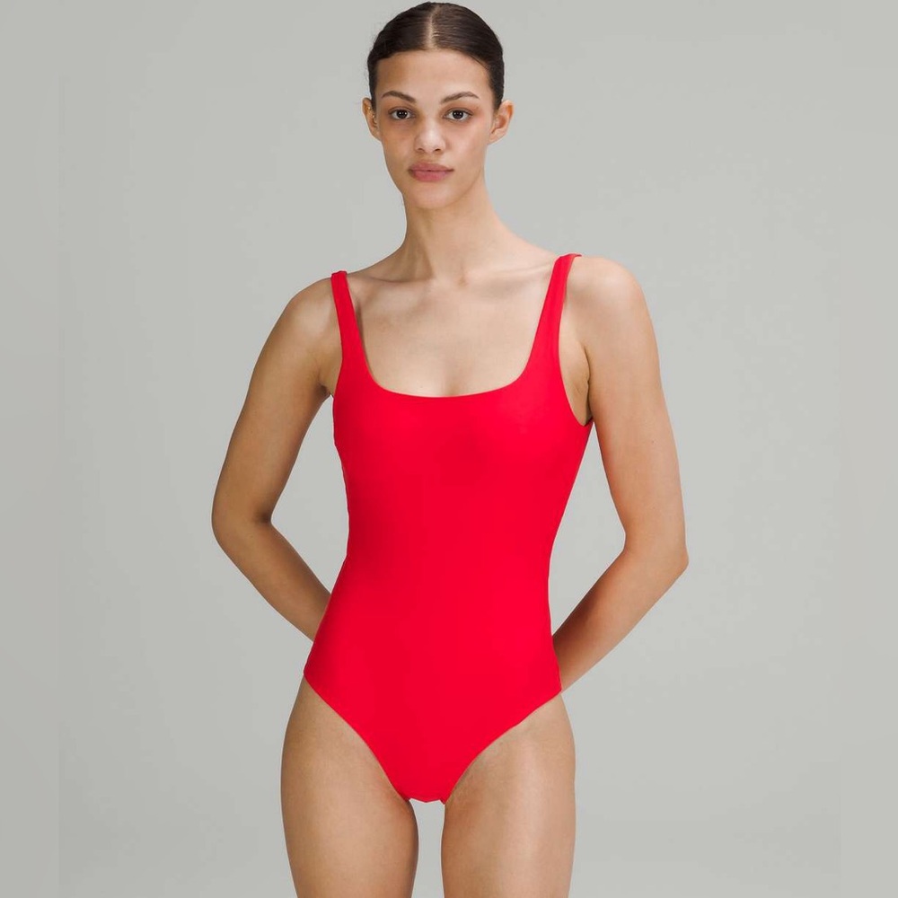 lululemon athletica Red One Piece Swimsuit